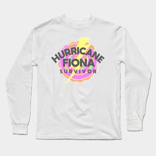 Hurricane Fiona Survivor Long Sleeve T-Shirt